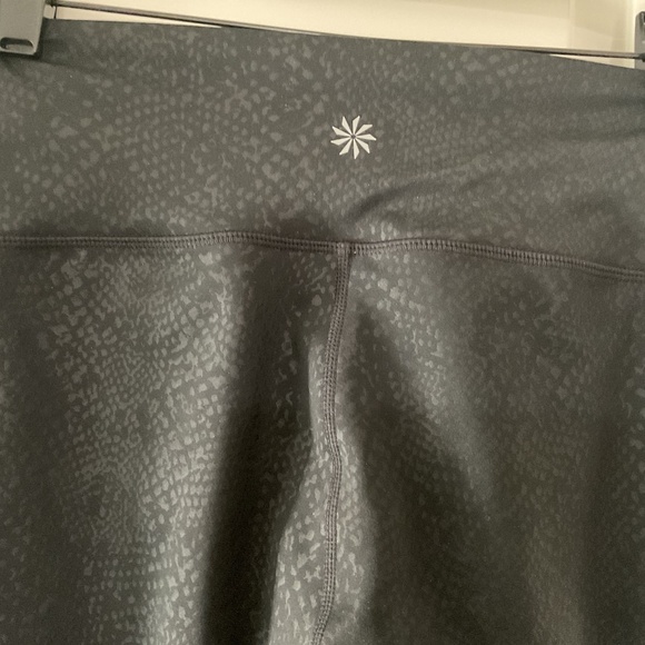Athleta Black snake print leggings - Picture 3 of 6